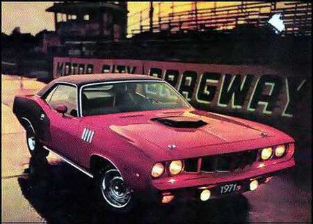 Motor City Dragway - 1971 CUDA PHOTO FROM GARTH
